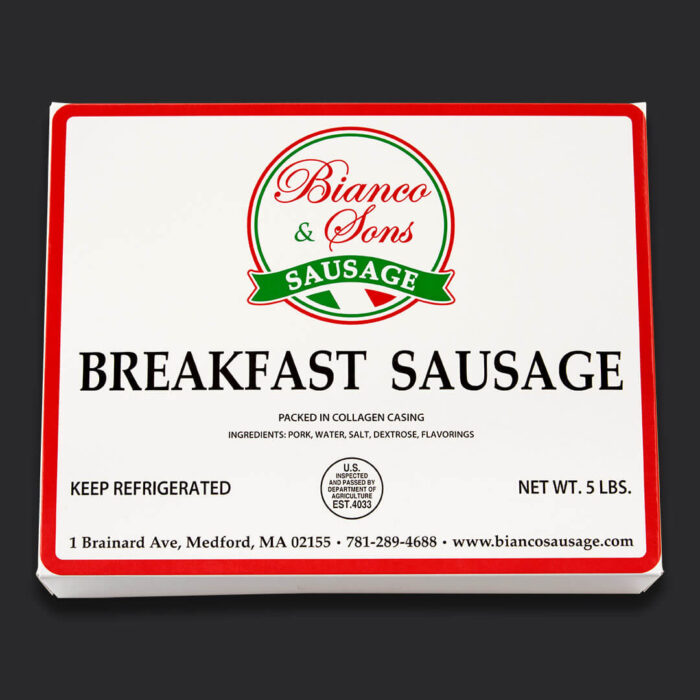bianco breakfast sausage 5lb box